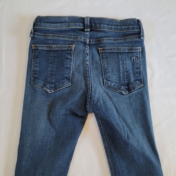 Rag & Bone Women Skinny Jeans Medium Wash Size 24 Preston W1502K520 (28" inseam) - Picture 3 of 14